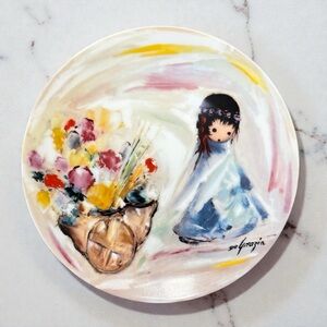Ted De Grazia “Gifts From The Sun” Collectors Plate Authentic Limited Edition 88